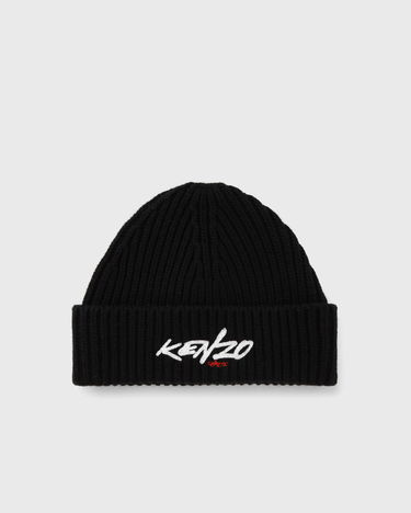 Шапка KENZO FUTURA Ribbed Beanie Черно | FF68BU230KWB.99, 2