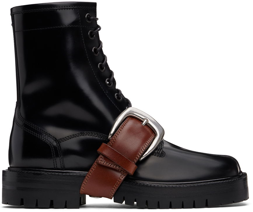 Кецове и обувки Maison Margiela Tabi Combat Boots Черно | S58WU0415 P7986, 0