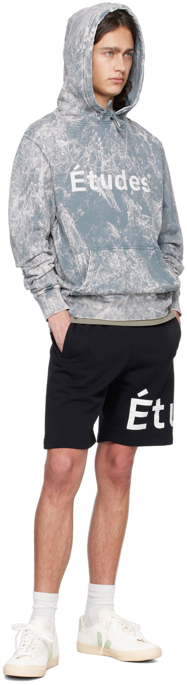 Суитчър Études Klein Acid Wash Hoodie Синьо | E24MM254A01483, 3