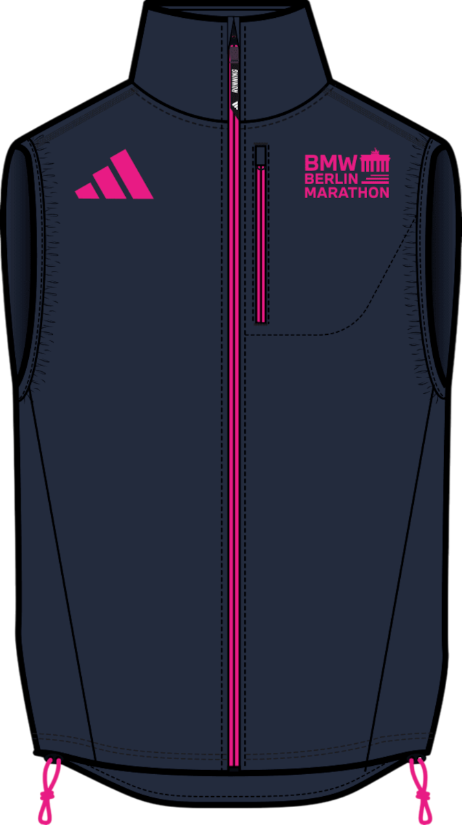 Жилетка adidas Originals Adidas BMW Berlin Marathon 2025 Running Vest Тъмно синьо | ka4293, 0