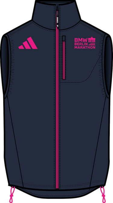 Жилетка adidas Originals Adidas BMW Berlin Marathon 2025 Running Vest Тъмно синьо | ka4293, 0
