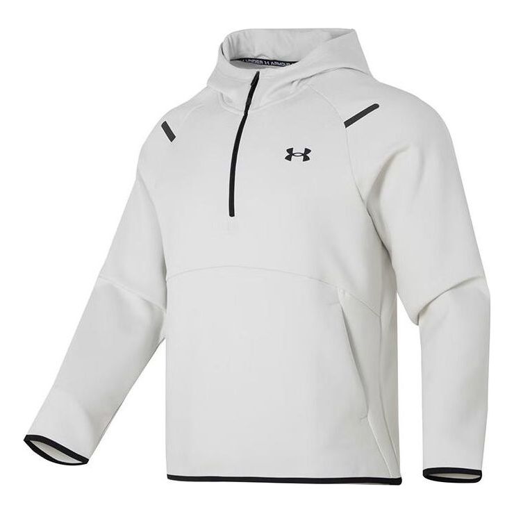 Суитчър Under Armour Unstoppable Fleece Zip Hoodie Бяло | 1379811-114