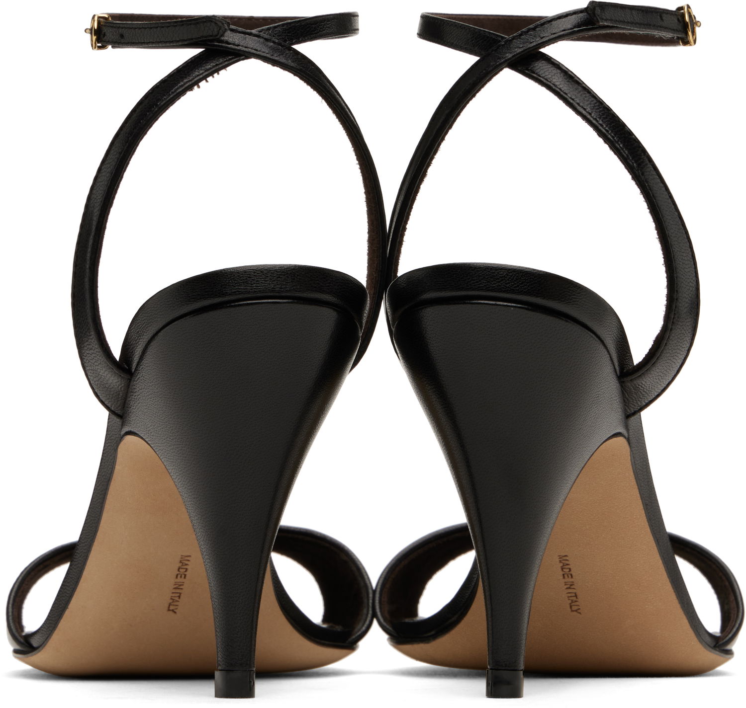 Аксесоари The Row The Row Vika Ankle Strap Heeled Sandals Черно | F1584-SL1, 1