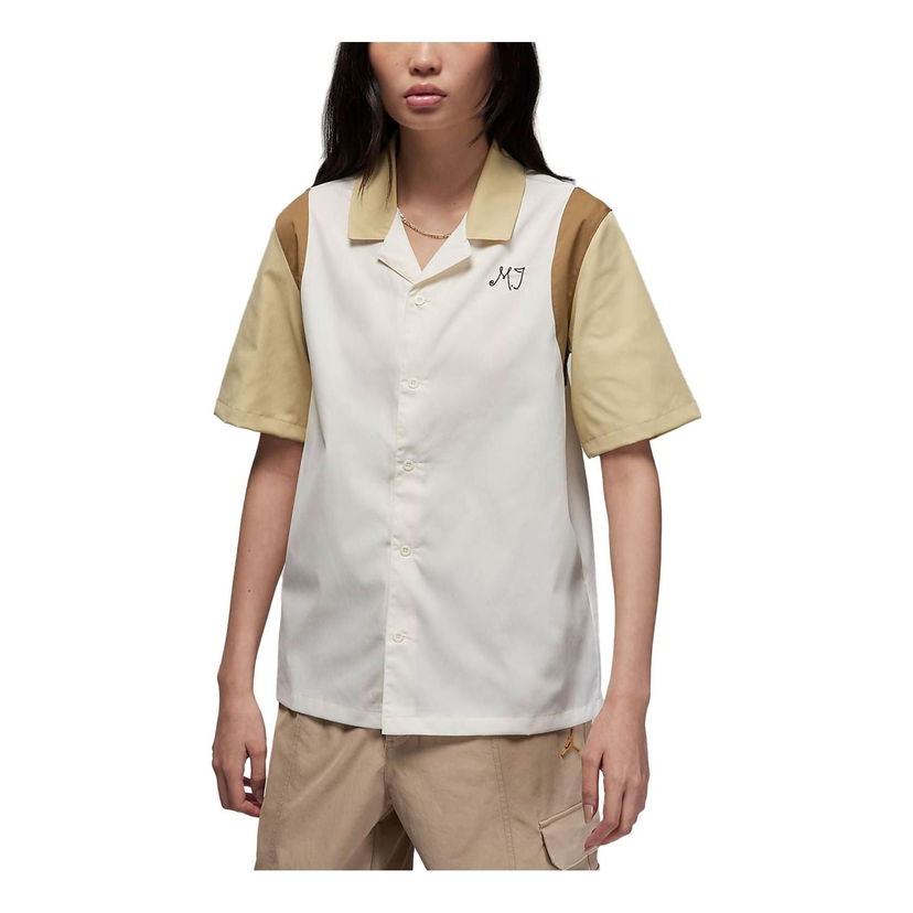 Риза Jordan Air Jordan Button-Down Shirt Бежово | DZ3341-133