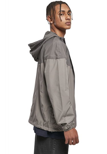Ветровка Urban Classics Two Tone Hooded Windbreaker Jacket Сиво | TB2107-02941, 4