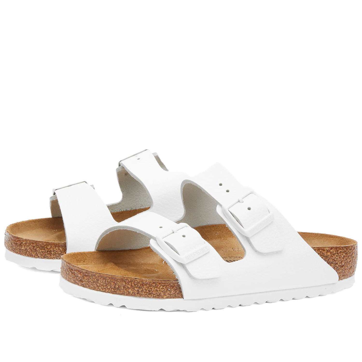 Кецове и обувки Birkenstock Arizona White Smooth Leather Бяло | 1025048, 0