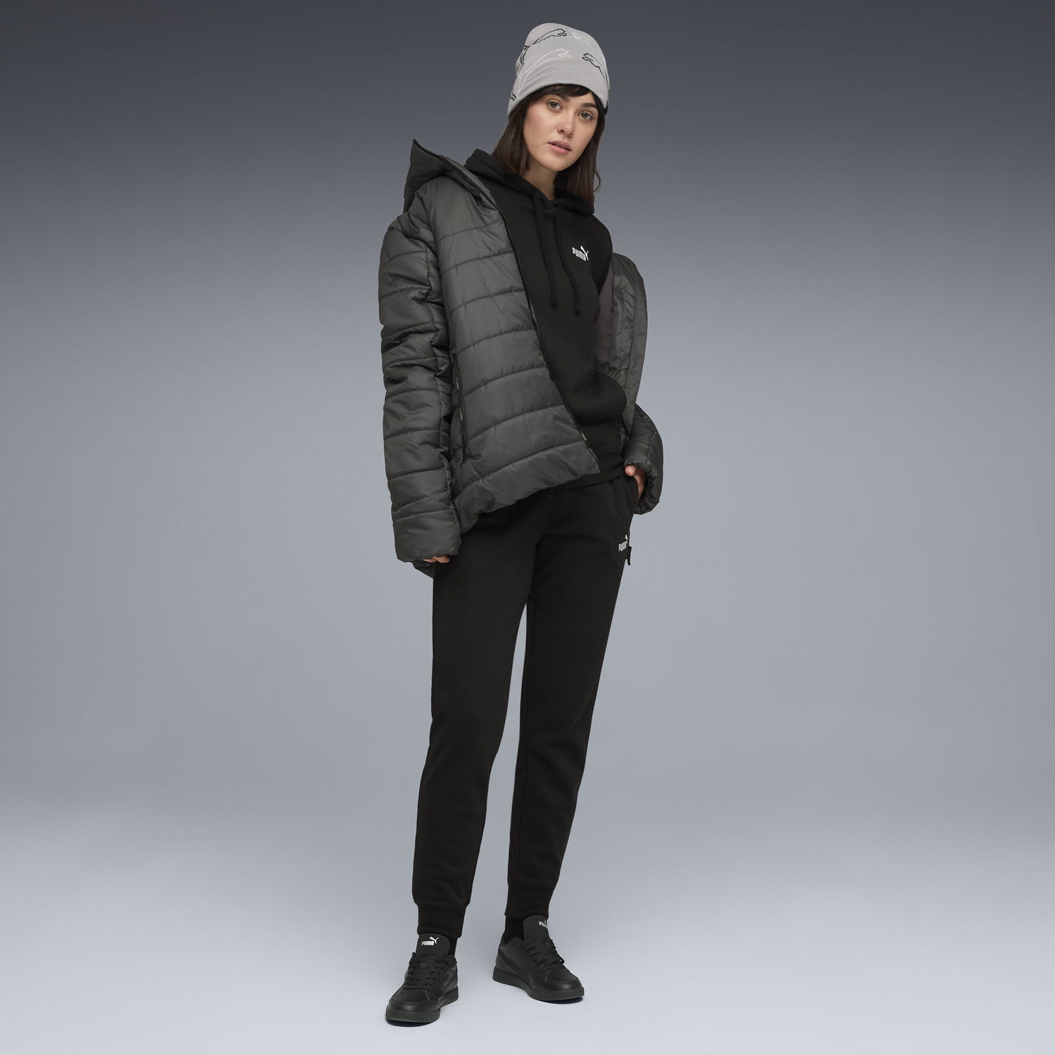 Комплект Puma Hooded Tracksuit Сиво | 688162_01, 0