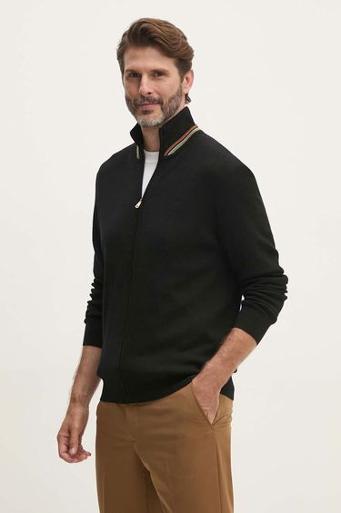 Пуловер Paul Smith Paul Smith Wool Zip Cardigan Черно | M1R.905Y.N02501, 3