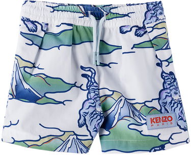 Бански KENZO Paris Graphic Swim Синьо | K04211, 0