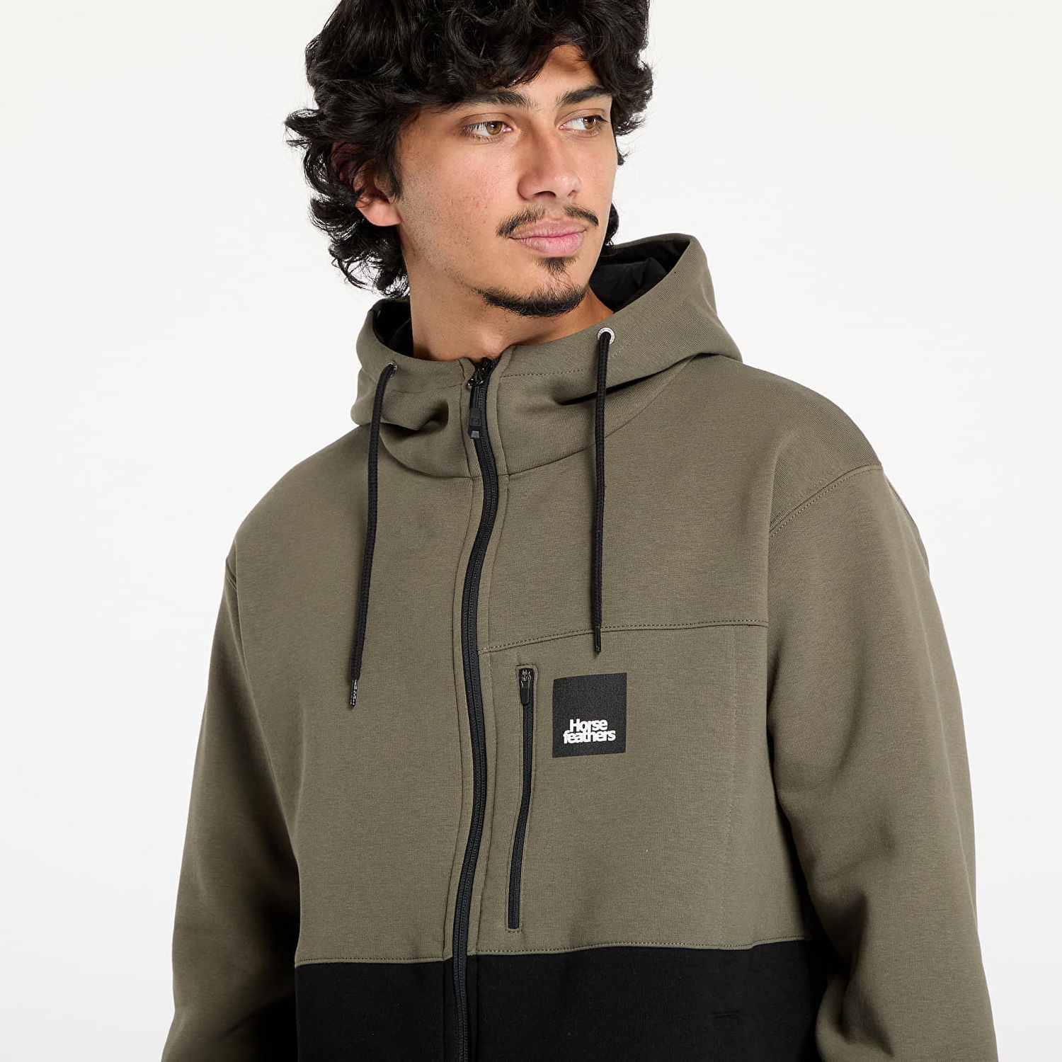 Суитчър Horsefeathers Vick Sweatshirt Burnt Olive M Зелено | SM1321G, 1