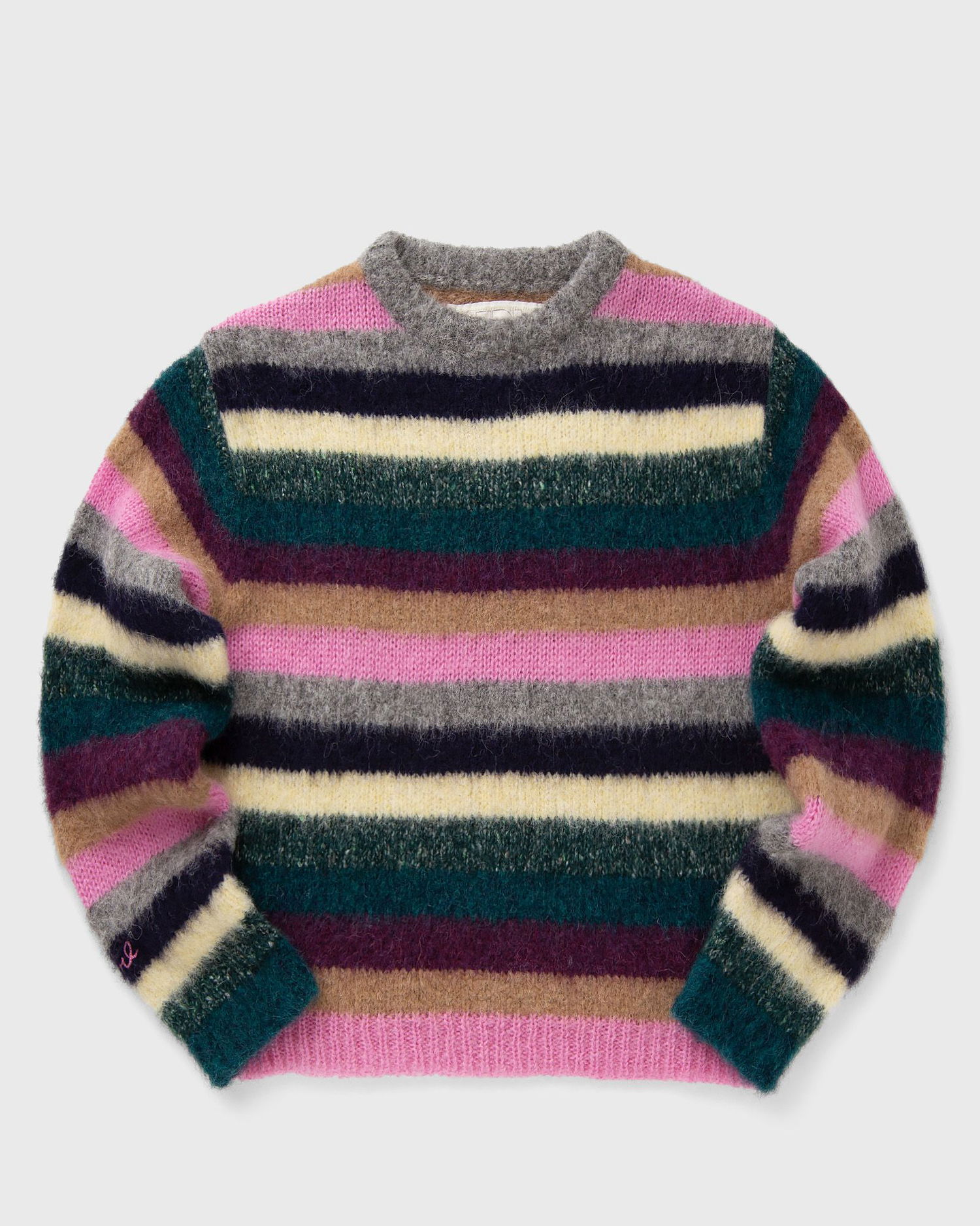 Пуловер ERL Striped Alpaca Crewneck Knit Многоцветен | ERL11N002-1, 1