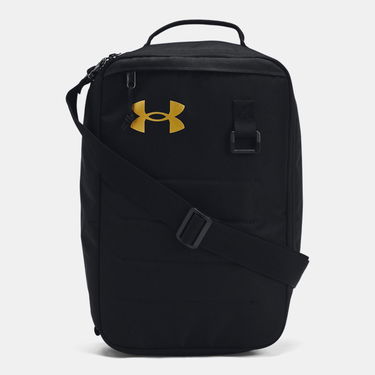 Раници и чанти Under Armour Contain Schuhbeutel Schwarz / Metallisch Gold EINHEITSGRÖSSE Черно | 1381921-001, 0