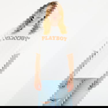 Тениска Footshop Playboy x FTSHP Babe T-Shirt UNISEX Off-White Бяло | FTSHP_528, 1