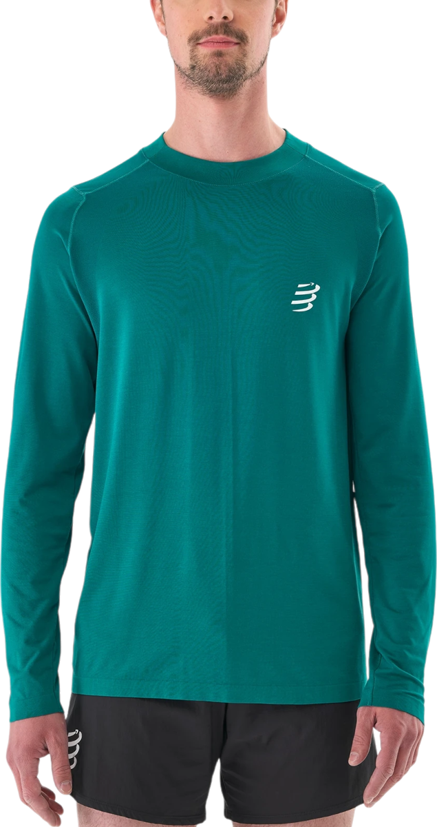 Тениска Compressport Performance Long Sleeve T-shirt Зелено | atsm4946028l, 0