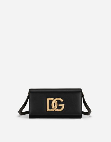 Чанта през рамо Dolce & Gabbana Calfskin 3.5 Clutch Shoulder And Crossbody Bag Onesize Черно | BB7082AW57680999, 0