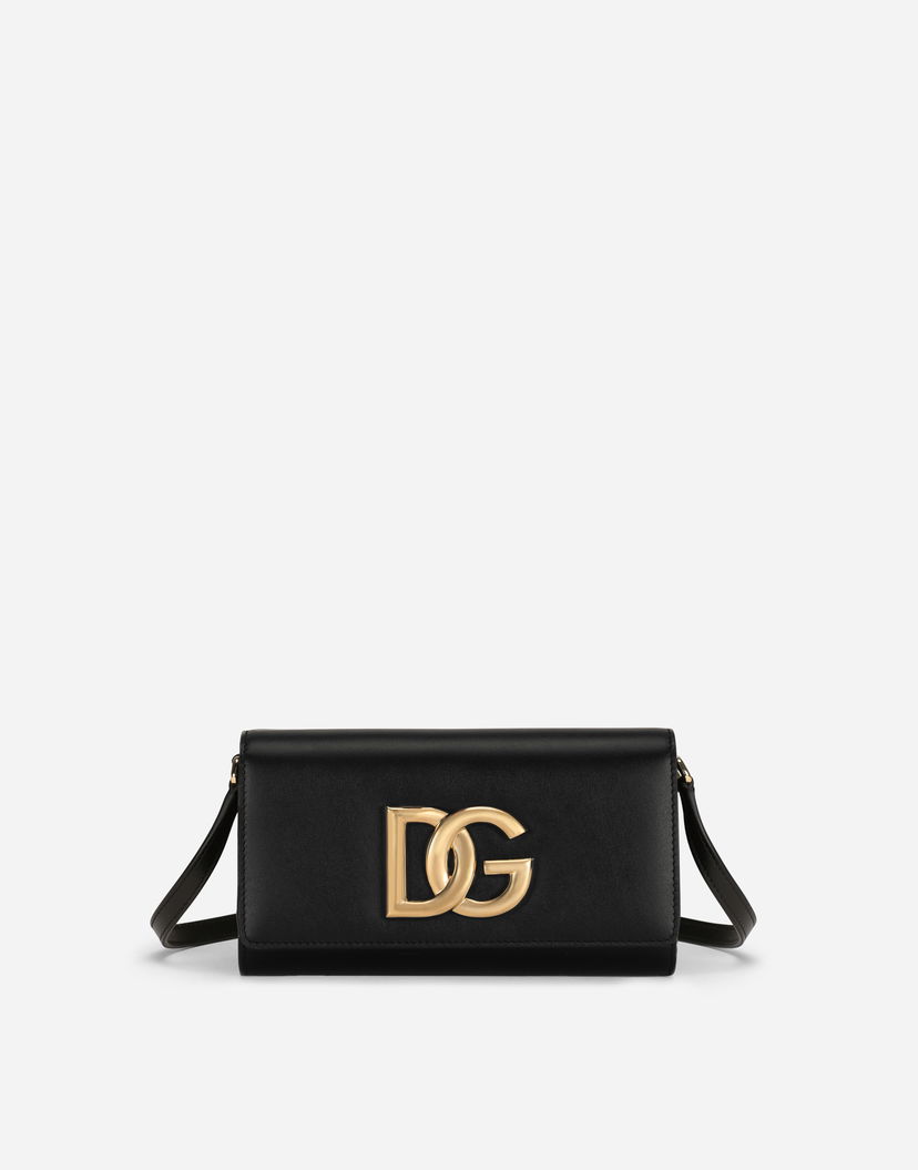 Чанта през рамо Dolce & Gabbana Calfskin 3.5 Clutch Shoulder And Crossbody Bag Onesize Черно | BB7082AW57680999