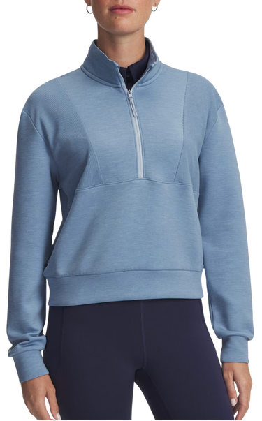 Суитчър Under Armour Drive Midlayer Quarter-Zip Top with Textured Panels Синьо | 6005752-418, 0