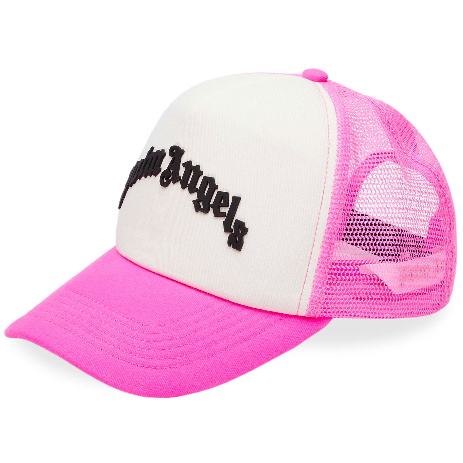 Шапка с козирка Palm Angels Curved Logo Mesh Cap Розово | PWLB014S23FAB0013210, 0
