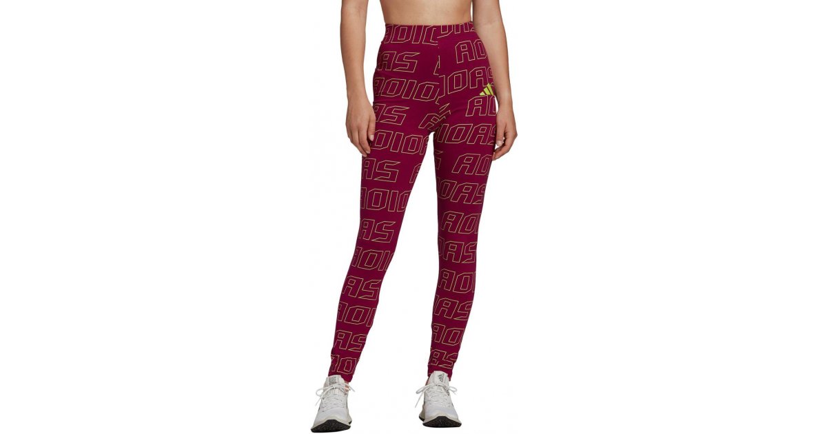 Клинове adidas Originals Adidas Graphic Tight Leggings Бургунди | fs2463, 1