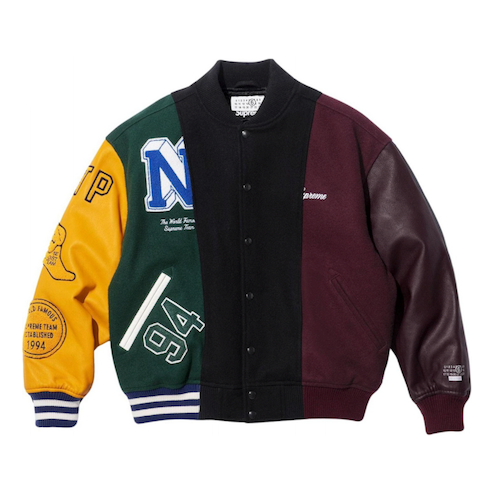 Яке бомбър Supreme Split Varsity Jacket by Maison Margiela Многоцветен | SUP-SS24-110, 0