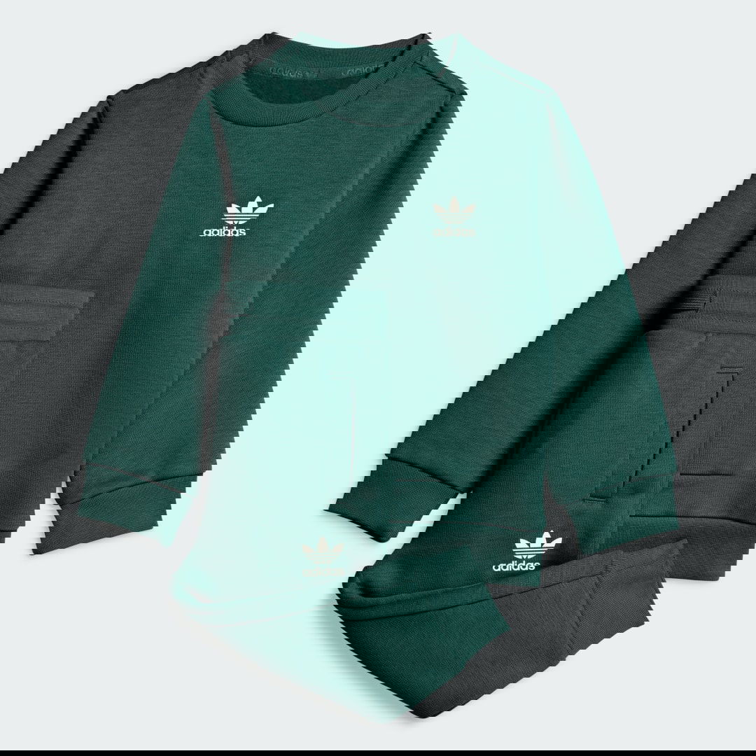 Комплект adidas Performance Crew Set Зелено | KW1878, 0