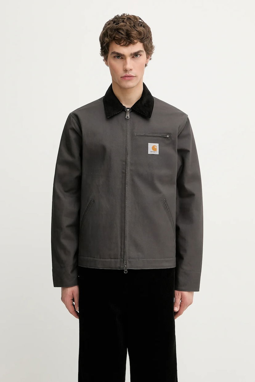 Яке Carhartt WIP Corduroy Collar Detroit Jacket Сиво | I015264.3CL01