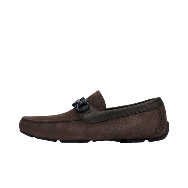 Salvatore Ferragamo Gancini Ornament Driver Loafers