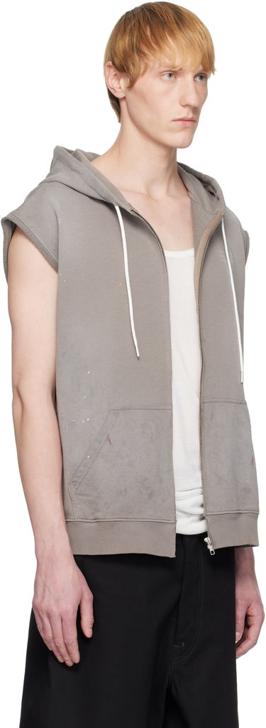 Суитчър Maison Margiela MM6 Maison Margiela Paint Splatter Sleeveless Hoodie Сиво | SH2HG0005 M25013, 1