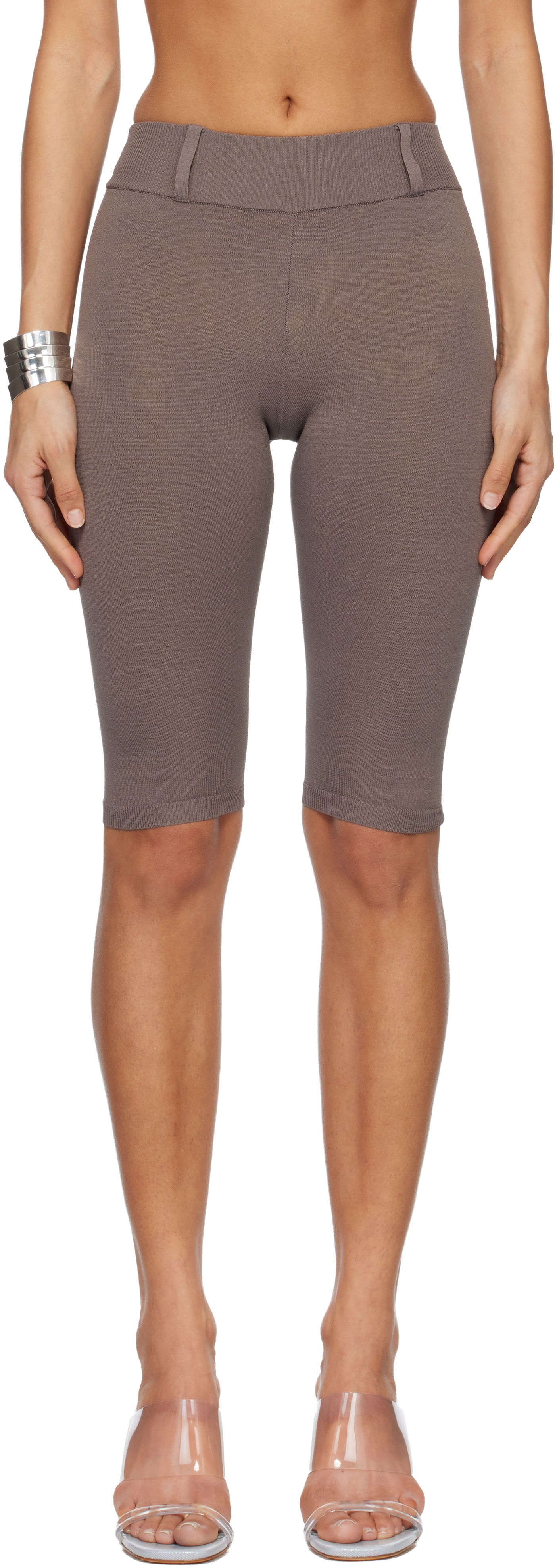 Клинове Miaou Harley Capri Leggings Кафяво | 1014SK1ASH, 0