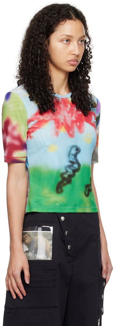 Тениска Chopova Lowena Abstract Print Slim T-Shirt Многоцветен | 2238, 1