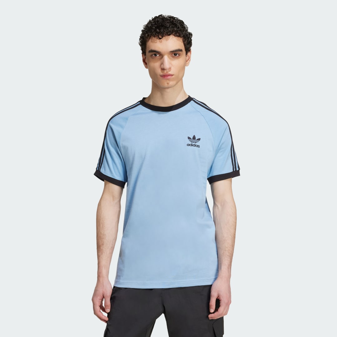 Тениска adidas Performance Adicolor Classics 3-Stripes Tee Синьо | JY1371, 0