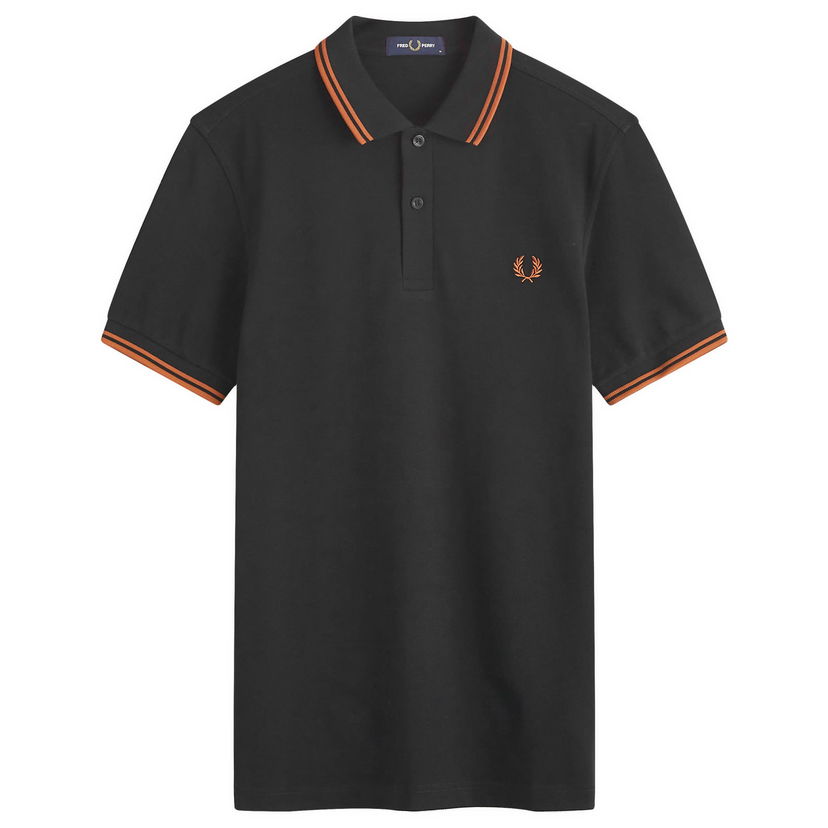 Поло тениска Fred Perry Polo Shirt Twin Tipped Черно | M3600-W96