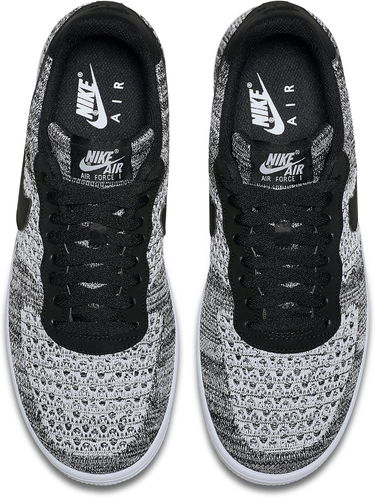 Кецове и обувки Nike Air Force 1 Flyknit Low 2.0 ''Oreo'' Черно | av3042-001, 4
