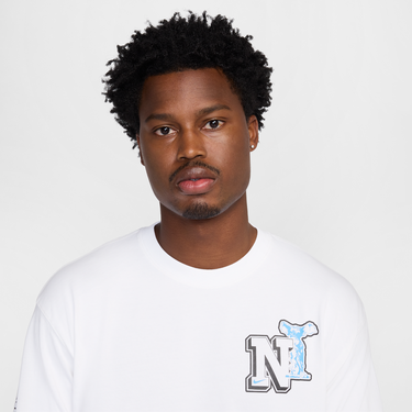 Тениска Nike Nike Max90 Long Sleeve Basketball T-Shirt Бяло | HJ3305-100, 4