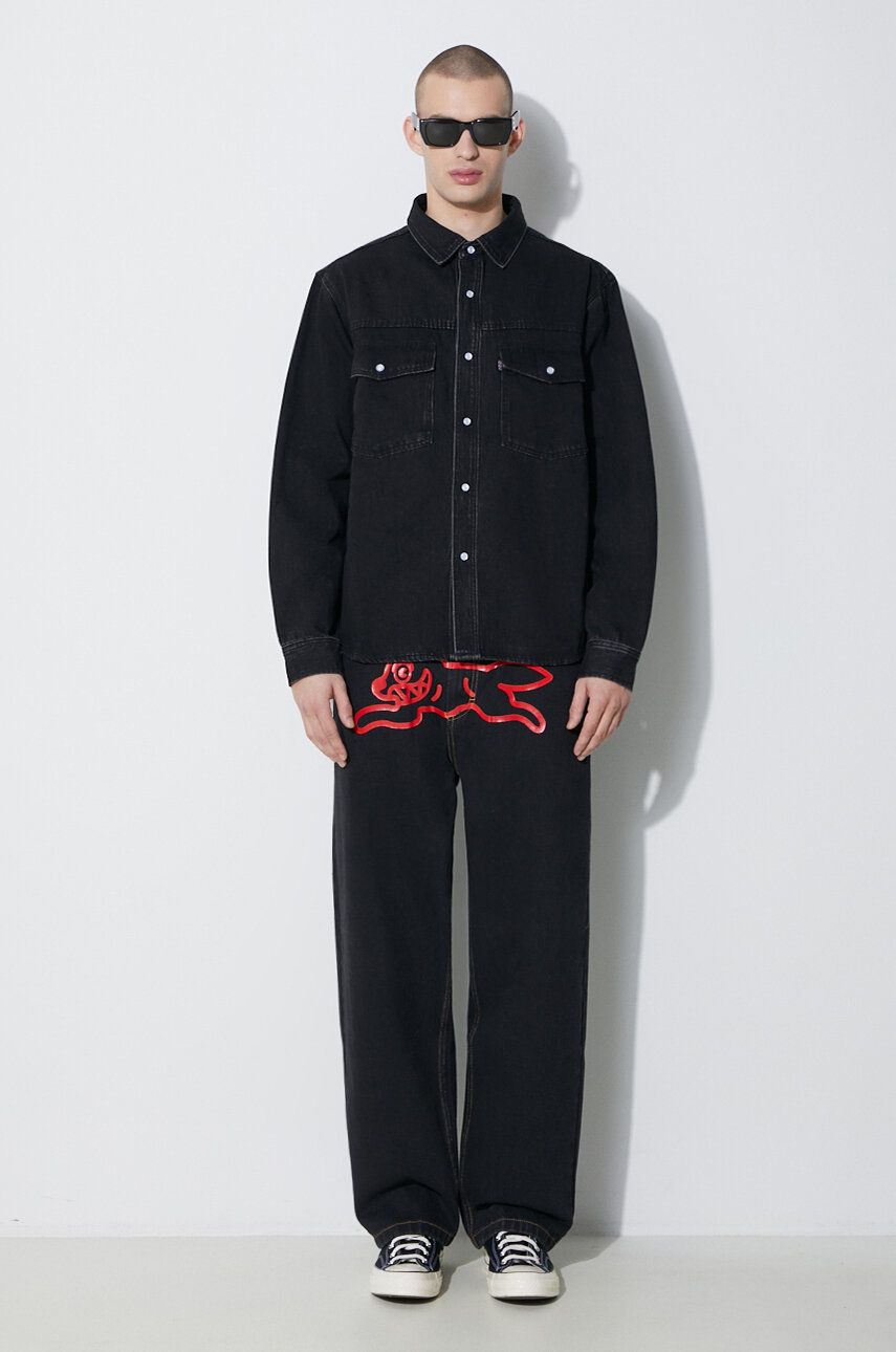 Риза BBC IceCream Icecream Running Dog Relaxed Denim Shirt Черно | IC24149, 1