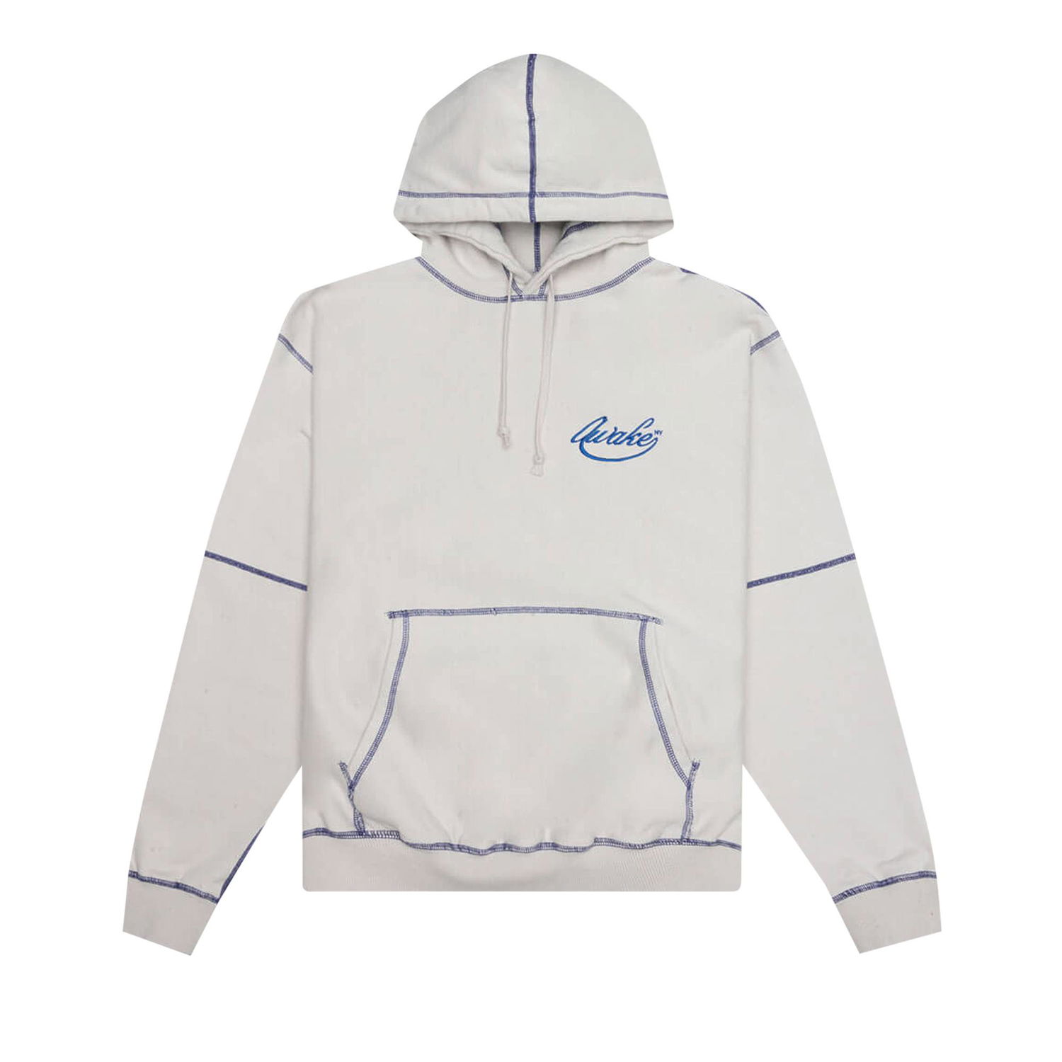 Суитчър Awake NY Contrast Stitch Script Logo Hoodie Бяло | AWK SP22 HD002 CREA, 1