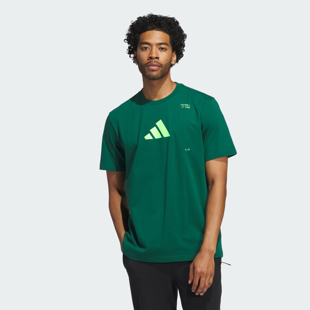 Тениска adidas Performance Football Category Graphic Зелено | IY5522, 0