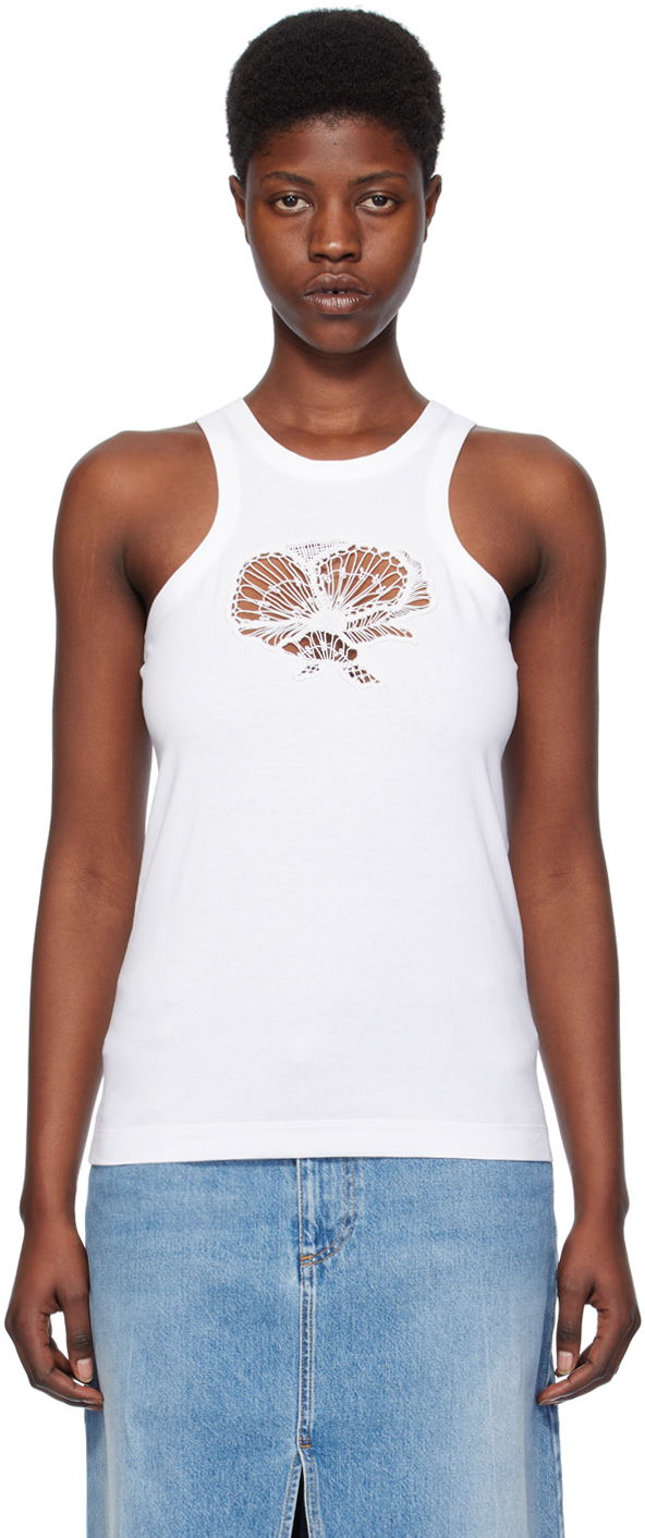 Stella McCartney Crochet Cutout Tank Top