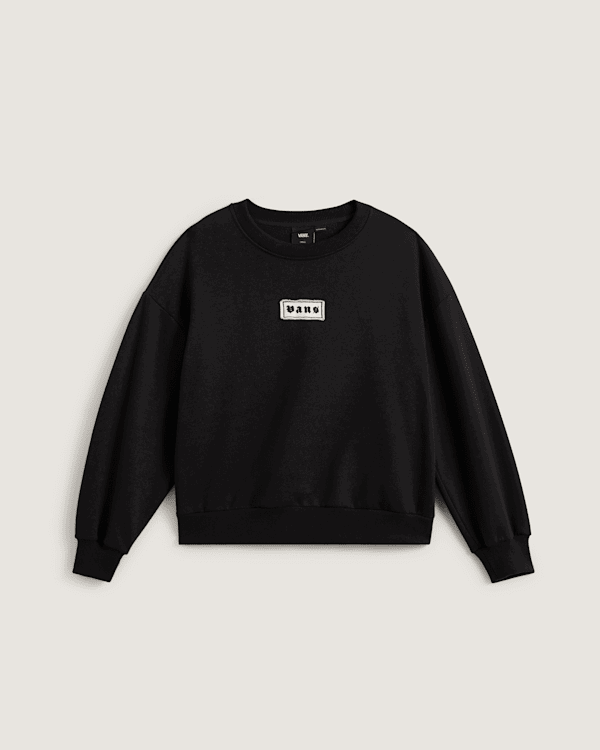 Суитчър Vans Upworn Retro Crew Sweatshirt Черно | VN000Q30BLK, 0