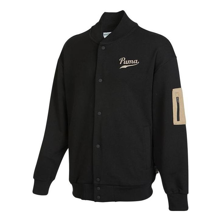 Яке бомбър Puma Logo Baseball Jacket Черно | 536788-01