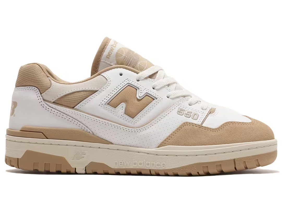 Кецове и обувки New Balance 550 White Incense Driftwood Бежово | BB550NEC, 0