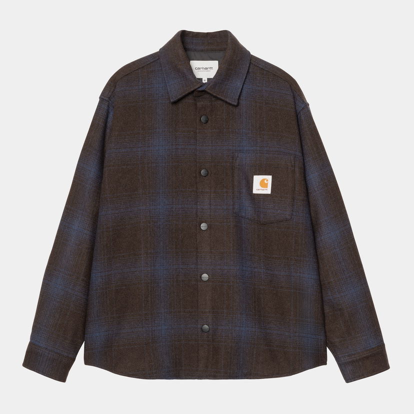 Риза Carhartt WIP Carhartt WIP Brennan Shirt Jacket Кафяво | I035324_18