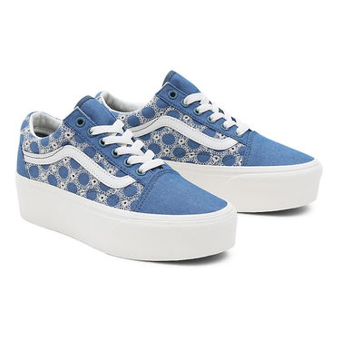 Кецове и обувки Vans Chaussures Denim Mix Old skool Тъмно синьо | VN0A7Q5MBLU, 0