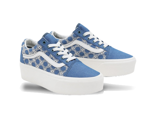 Кецове и обувки Vans Chaussures Denim Mix Old skool Тъмно синьо | VN0A7Q5MBLU