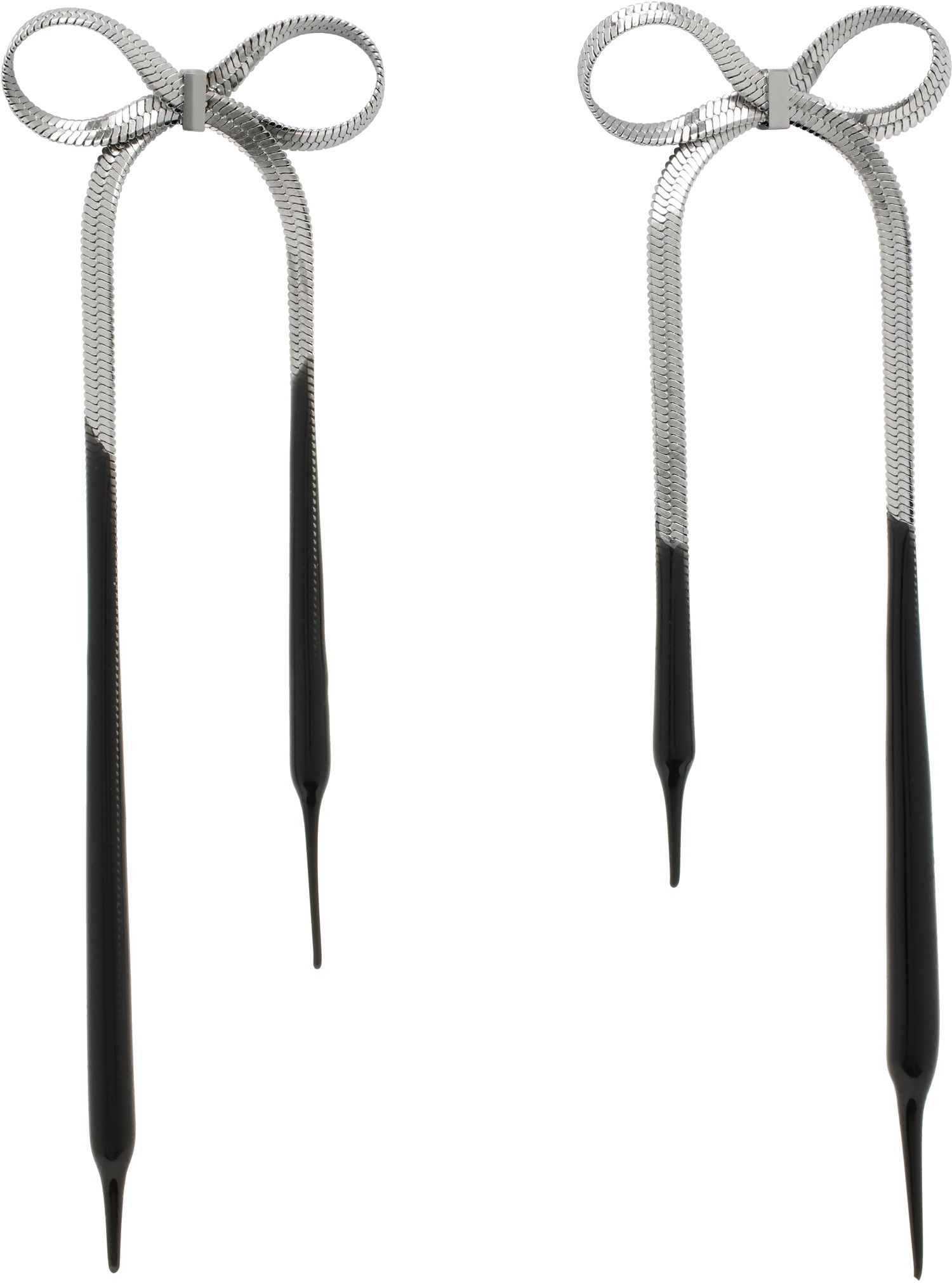 Обеци Ottolinger Ottolinger Laced Bow Earrings Металик | 2225150299, 0