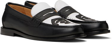 Кецове и обувки KidSuper KidSuper Patchwork Penny Loafers Черно | SS25-SHO-06, 3