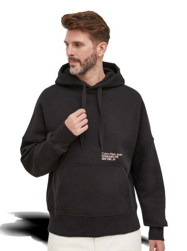 Суитчър CALVIN KLEIN Hoodie Черно | J30J323812