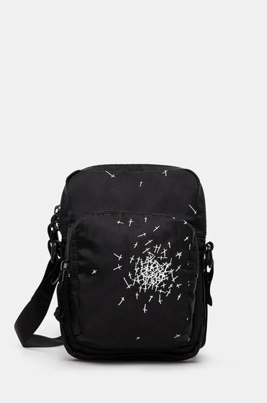 Чанта през рамо UNDERCOVER Cross Stitch Shoulder Bag Черно | UC2D4B06, 0