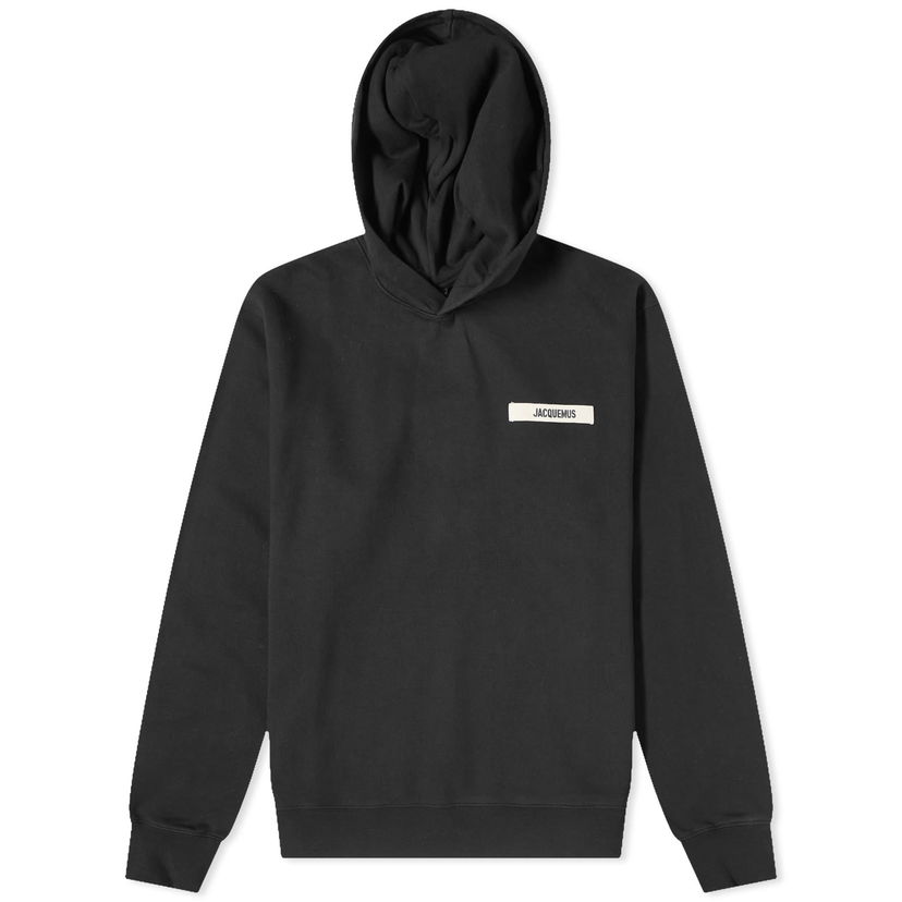 Суитчър Jacquemus Gros Grain Logo Hoodie Черно | 24E245JS247-2036-990