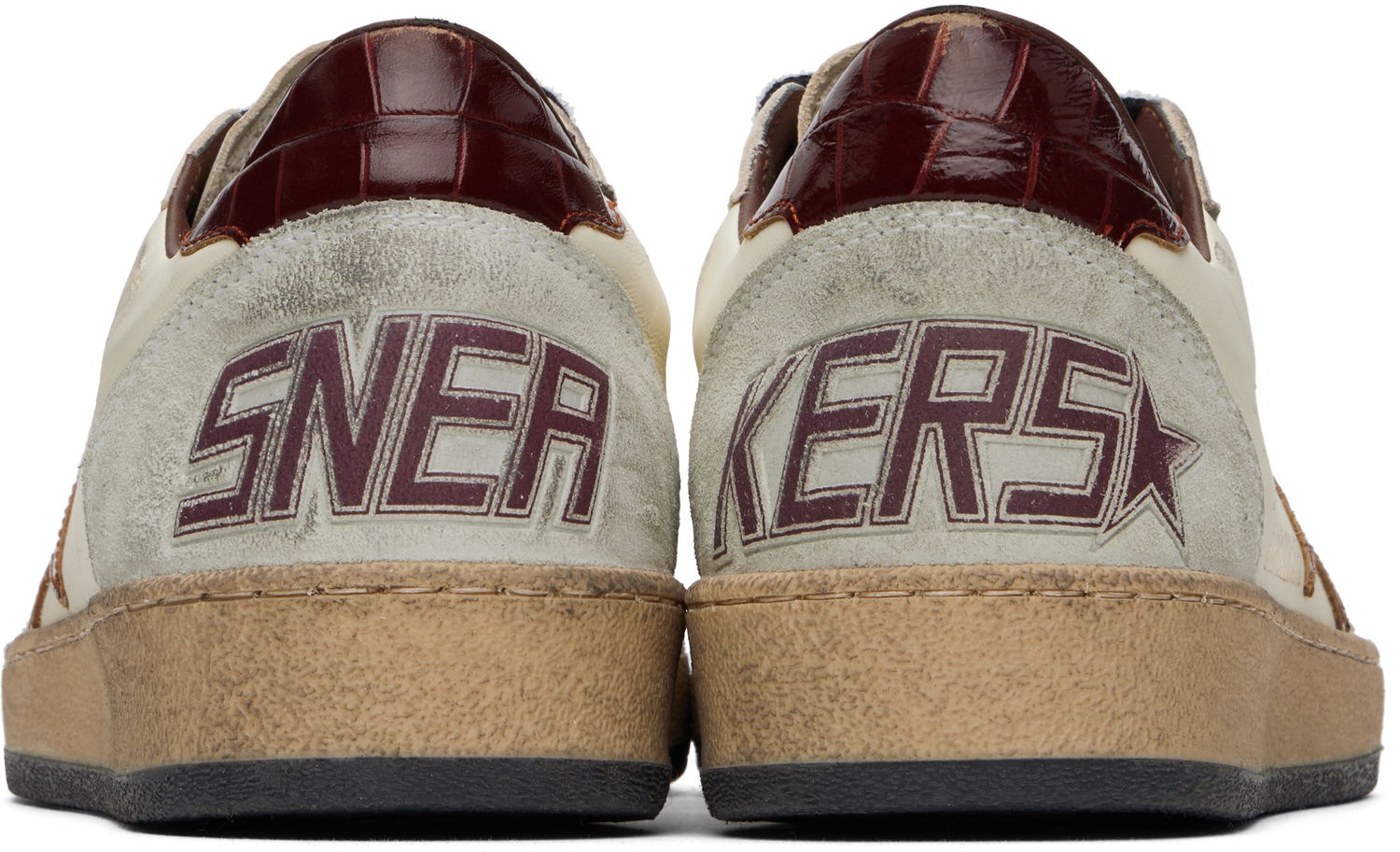 Кецове и обувки Golden Goose Ball Star Бежово | GMF00117.F006791.15704, 1